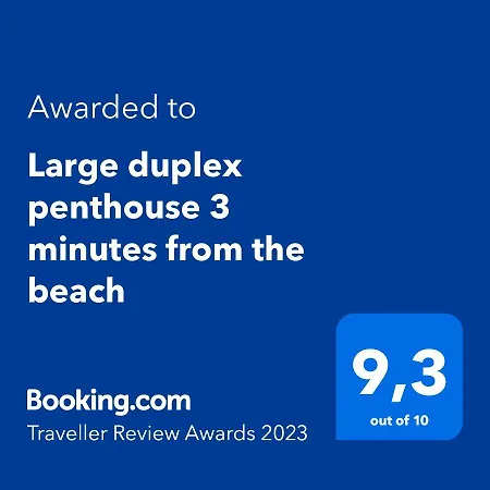 Apartment Large Duplex Penthouse 3 Minutes From The *
